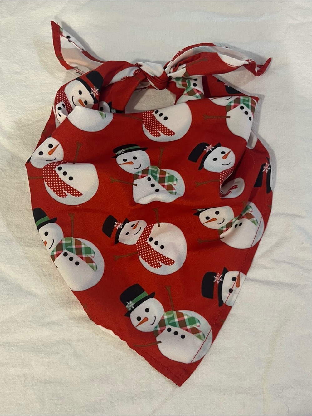 Snowman Dog Bandana